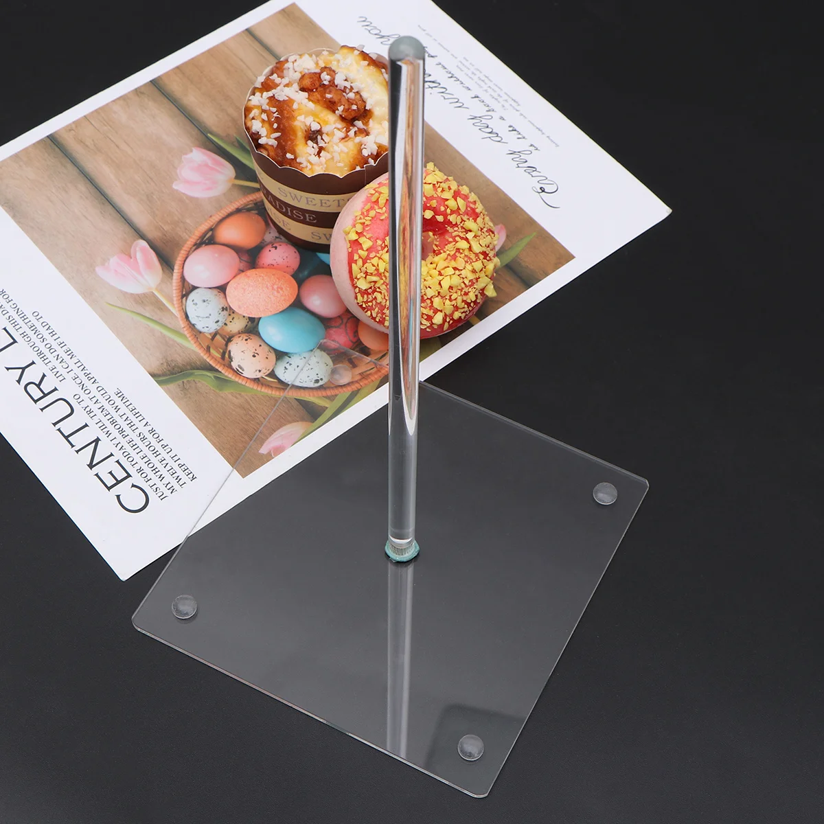 

Cake Display 147X147X254Mm Clear Acrylic Holder For Wedding Birthday Party Donut Display Acrylic Donut Stand Party Treat