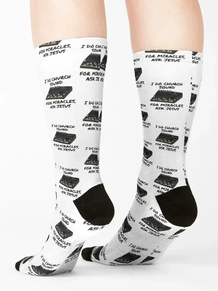 أنا أفعل صوت الكنيسة للمعاجز اسأل يسوع الجوارب المجنونة مع طباعة كرة السلة الرجال الجوارب الفاخرة العلامة التجارية النسائية
