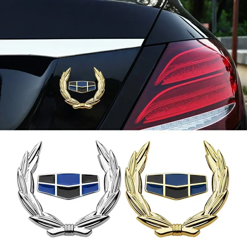 Metalen Auto Stickers Spatbord Zijde Achterste Staart Badge Voor Geely Ck Atlas Boyue Binyue Gx2 Binray Ex7 Gx3 Emgrand Ec7 Ec8 Coolray