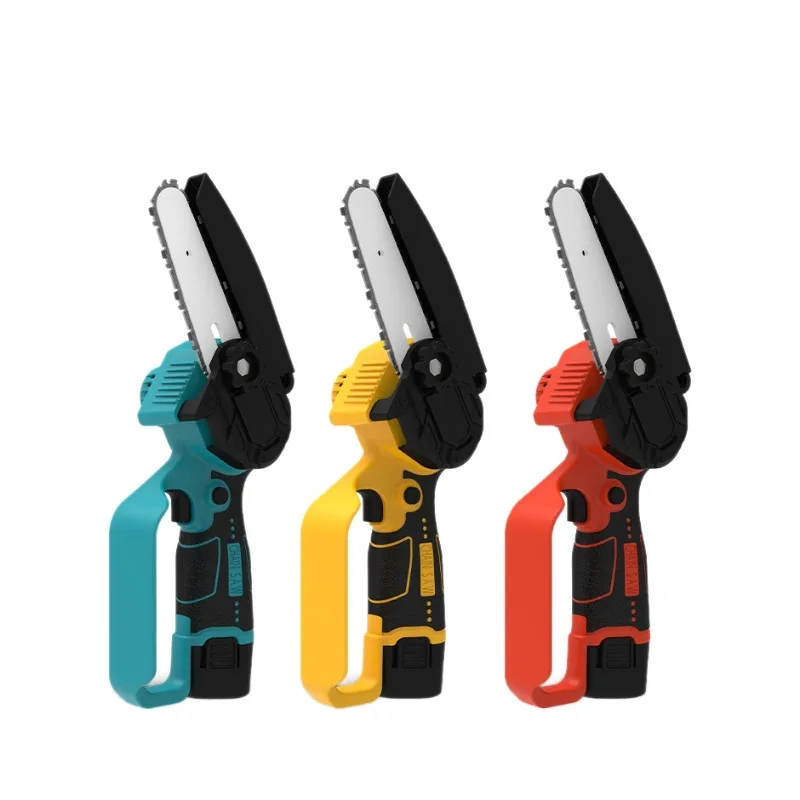 

12V handheld lithium battery saw logging saw cross-border direct supply charging household electric chain saw rechargeable type