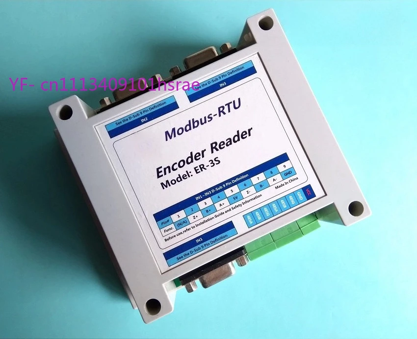 ER-3A Encoder Acquisition Module Grating Ruler Magnetic Ruler Signal Collector Modbus Communication for Industrial Labview
