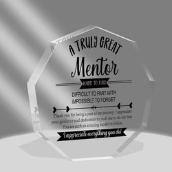 Mentor Gifts for Women Men, Thank You Gifts for Mentor, Gifts for Mentor, Leaving Going Away Retirement Appreciation Gifts 
