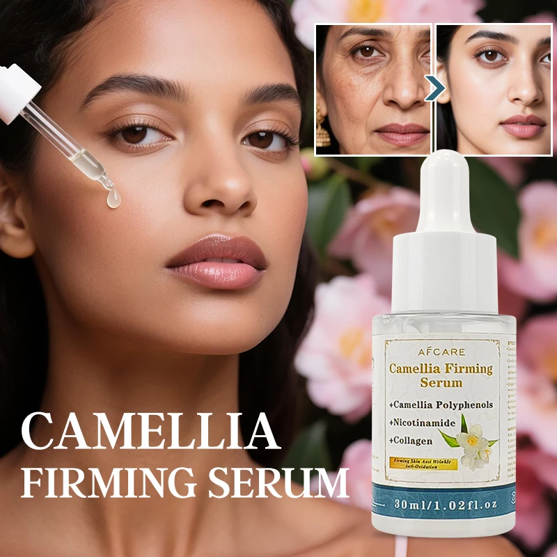 

Camellia Wrinkle Remover Face Serum Instant Firming Lifting Anti-Aging Liquid Fade Fine Lines Whitening Skin Care Products