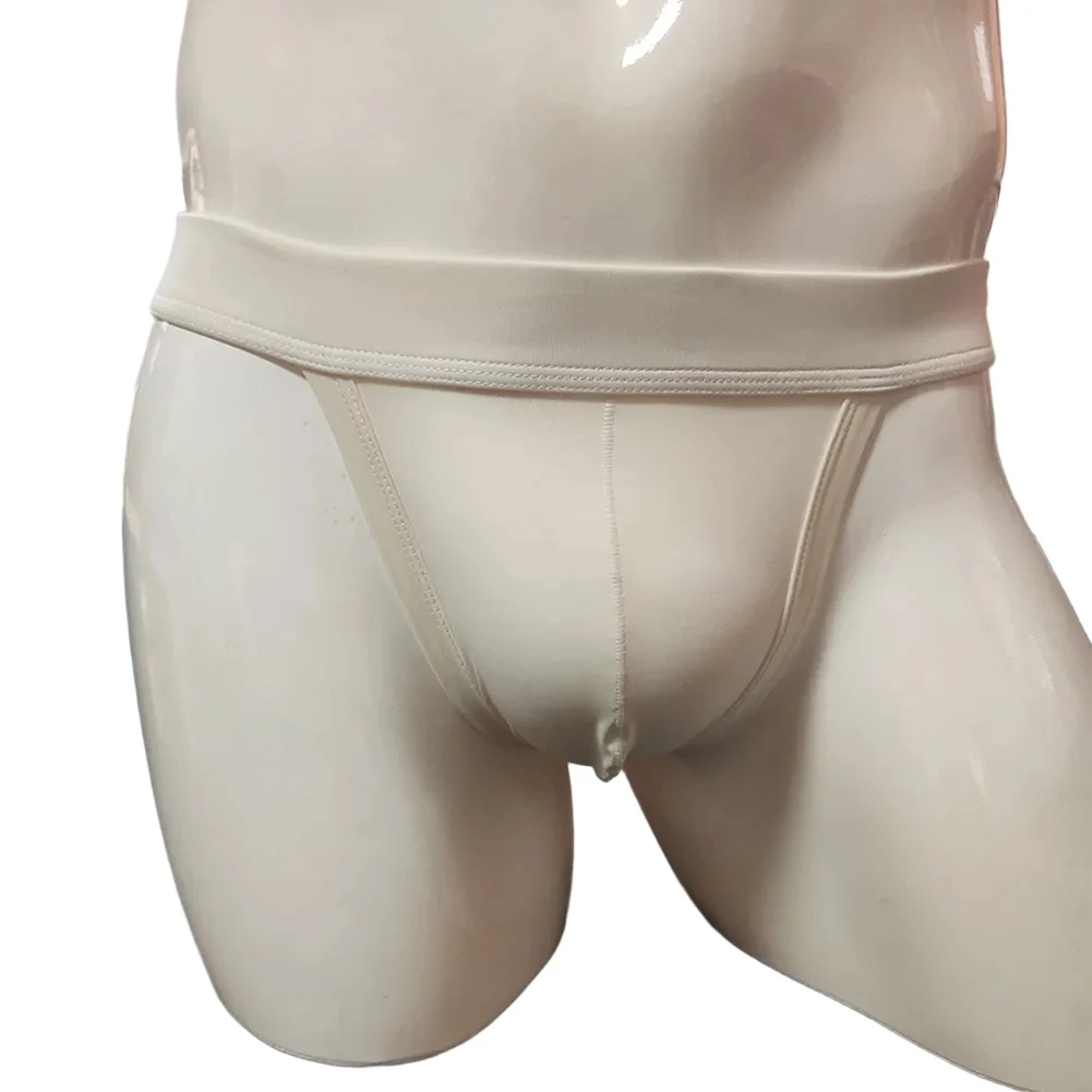 Men's Ice Silk Thongs with U Pouch Open Butt Design Breathable Mini Briefs Underwear for Daily Comfort and Support