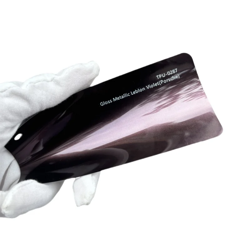 Self-Healing TPU Car Paint Protection Wrap with Gloss Metallic Leblon Violet PPF Film Premium Car Films