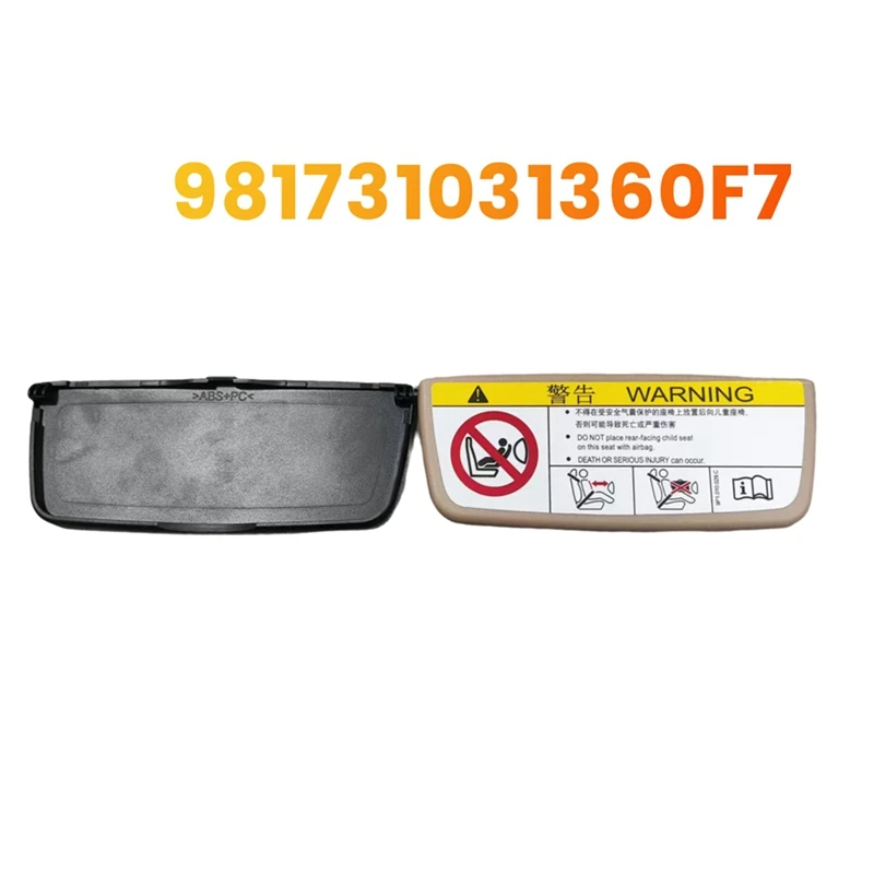 Car Sun Visor Vanity Mirror Cover 981731031360F7 For Porsche 718 911 Boxster Carman 2013-2023 Make-Up Mirror Panel