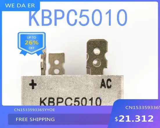 

new%100 KBPC5010 50A 1000V