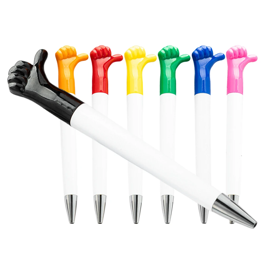 

7 Pcs Cartoon Ballpoint Pen Convenient Pens Funny Writing Cute for Office Gift Cell Ball-pointed