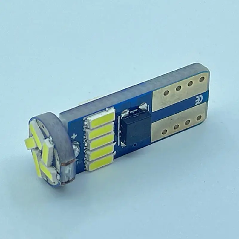 10Pcs T10 W5W LED Car Bulbs 3030 Chip Anti-interference for Auto License Plate Dome Interior Lights