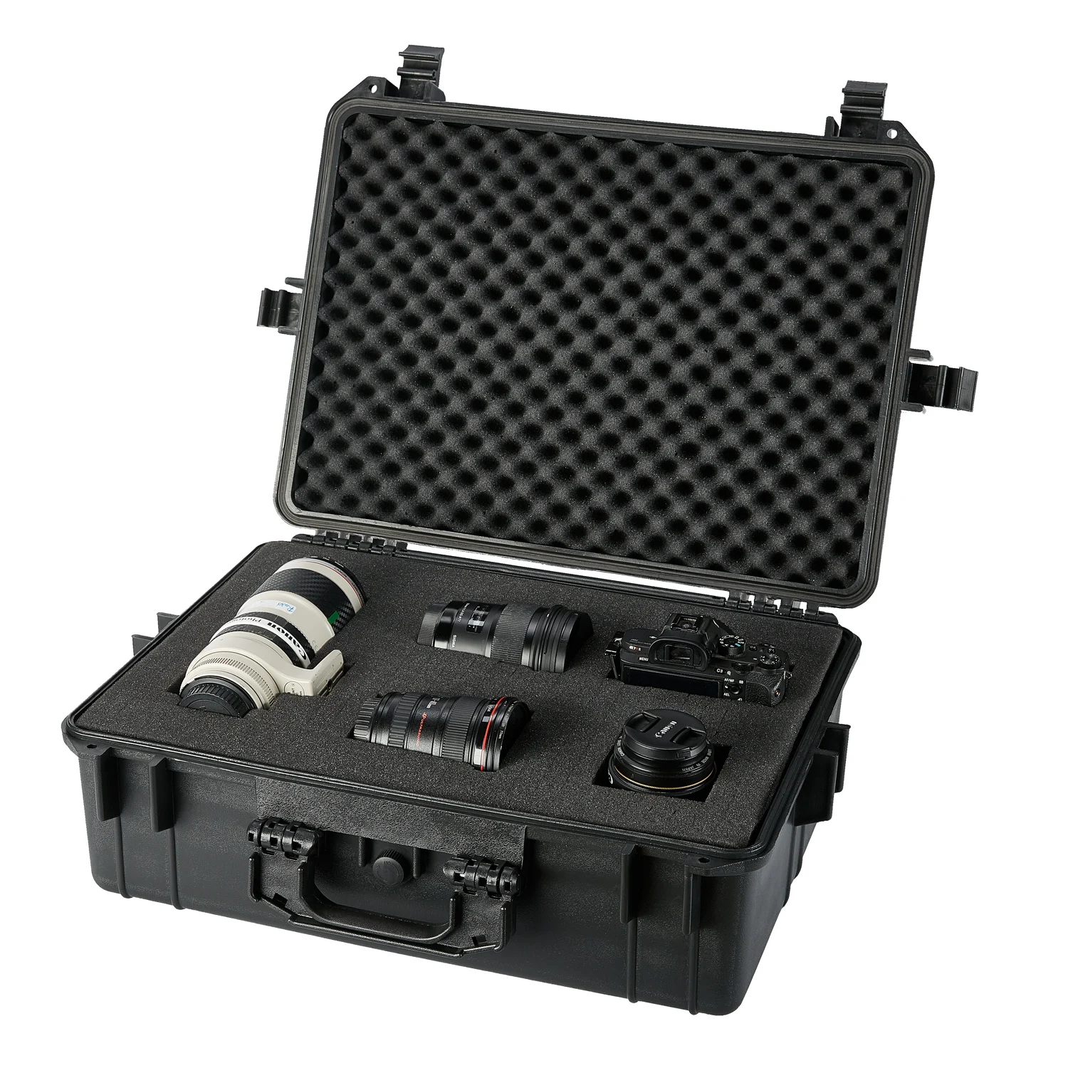 Hard PP Plastic Waterproof Shockproof Case With Handle