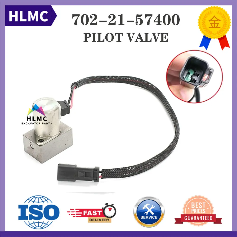 

Hydraulic Pump Solenoid Valve Main pump Solenoid Valve 702-21-57400 702-21-57500 702-21-55901 PC200-7 PC220-7 PC200-8 Excavator