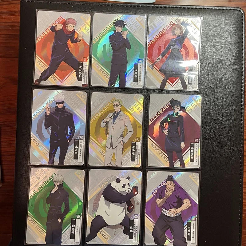 17pcs/set Jujutsu Kaisen SR series Itadori Yuji Fushiguro Megumi Anime characters Collection card Cartoon toys Christmas gift