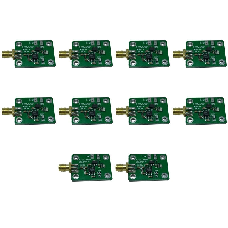 【CALIENTE】 10X AD8307 Medidor de potência RF Detector logarítmico Detecção de energia 1-600Mhz Detector RF Medidor de energia