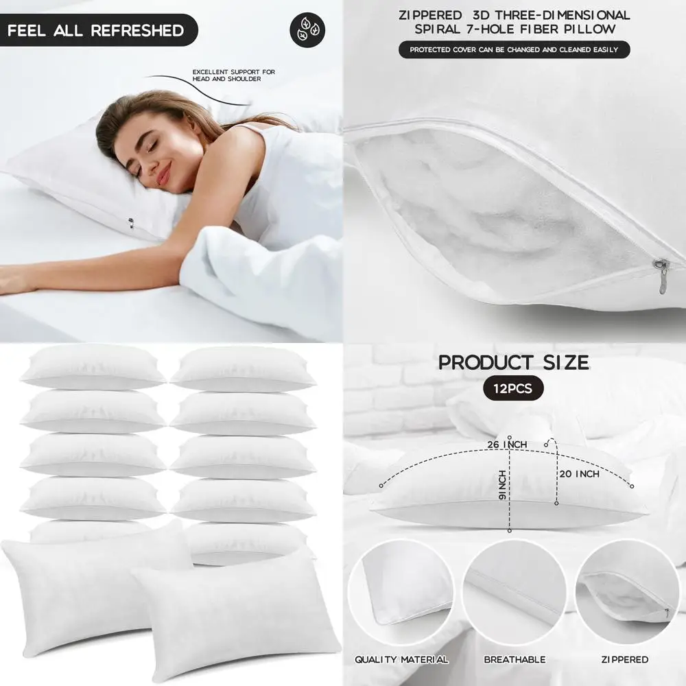 12-Pack Queen Pillo…