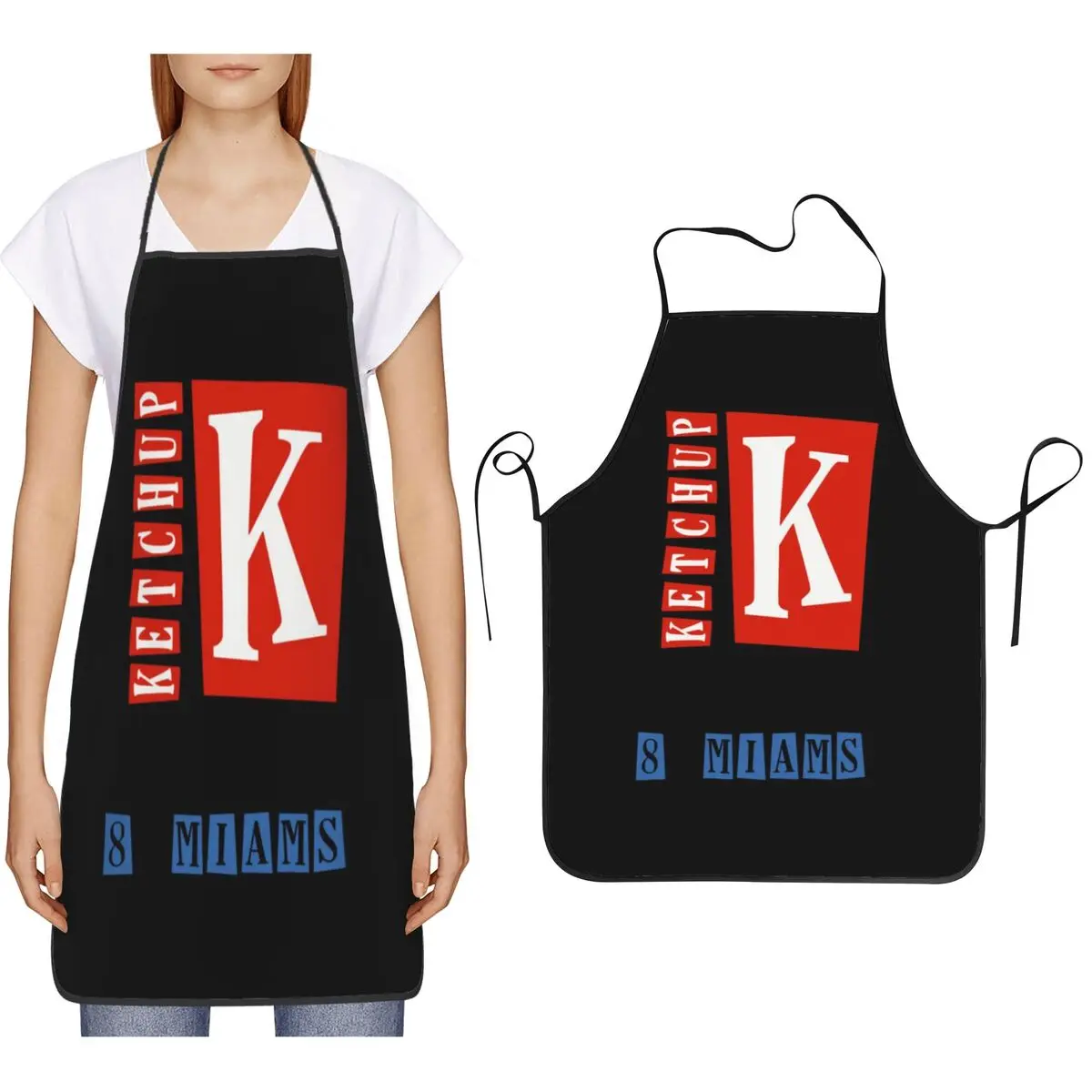 Burger Quizz New Logo Aprons Chef Cooking Cuisine Tablier Bib Kitchen Cleaning Pinafore for Women Men Painting