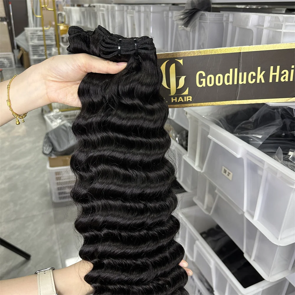 

Loose Wave Bundles 100% Human Hair Raw Virgin Unprocessed Extensions 2 3 4 Loose Deep Wave Bundles Double Weft Wholesale