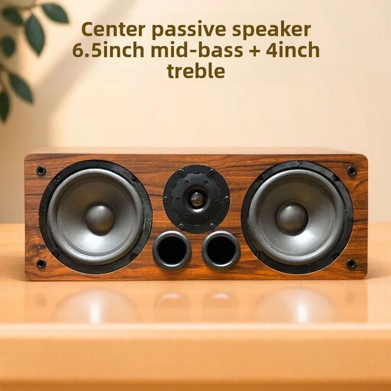 6.5 Inch Central Speaker 5.1 Power Amplifier Passive Audio, Home Theater High Fidelity Central Surround Speaker Box