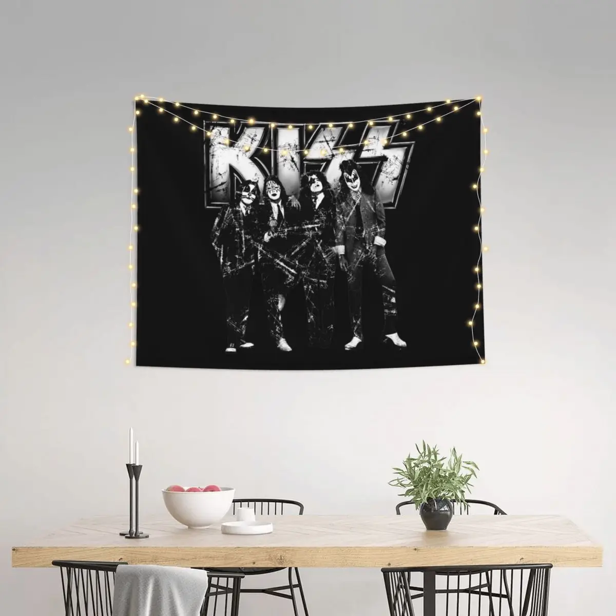 قبلة الفرقة نسيج الجدار الشنق الهبي البوليستر المفروشات الموسيقى INS رمي البساط بطانية جدار ديكور قماش صوفي #3