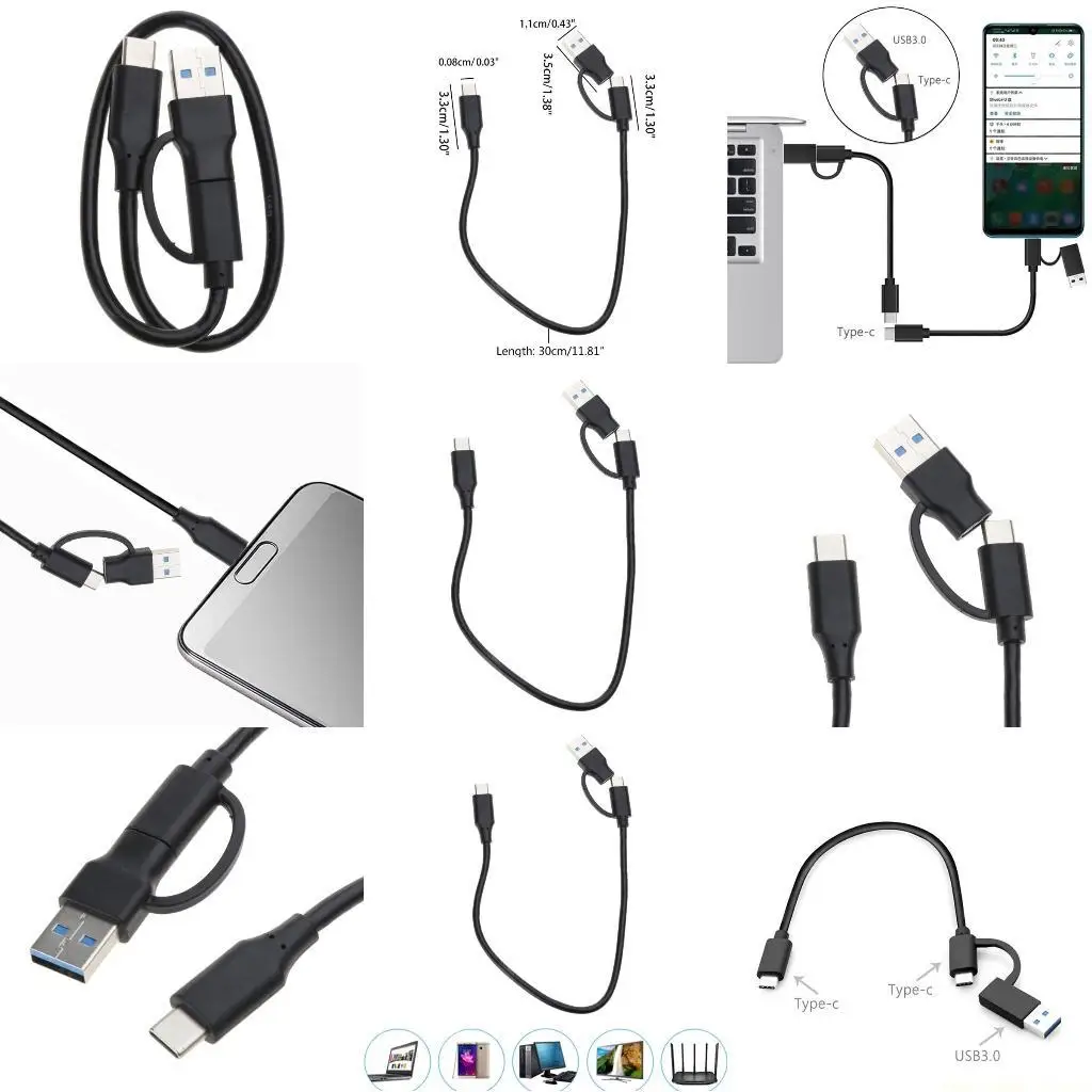F62C USB C Cable Type C Fast Charging Durable USB to Cable for Mobilephone Support 10Gbps Data Sync