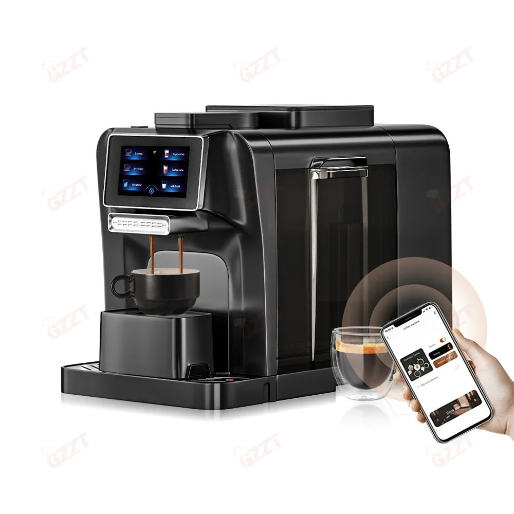 Home Office Coffee Shop Use New Smart Wifi Bean to Cup Automatic Espresso Coffee Machine With App Semi-automatic Coffee Machine