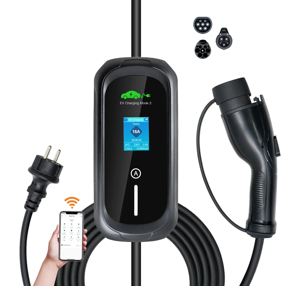 Custom Original Factory New Arrival APP Control 3.6kw Type 2 Gbt Ev Charger 16a J1772 Type 1 Ev Charger for Electric Vehicle