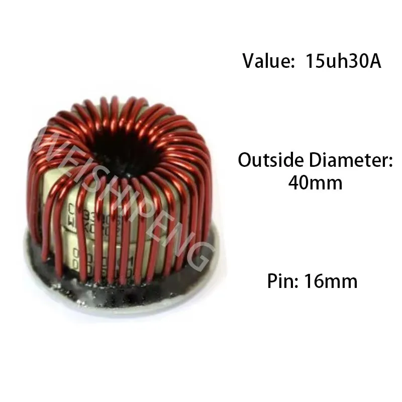 

15uh30A high flux magnetic ring inductor, iron nickel inductor, MPP inductor, communication power supply,energy storage inductor