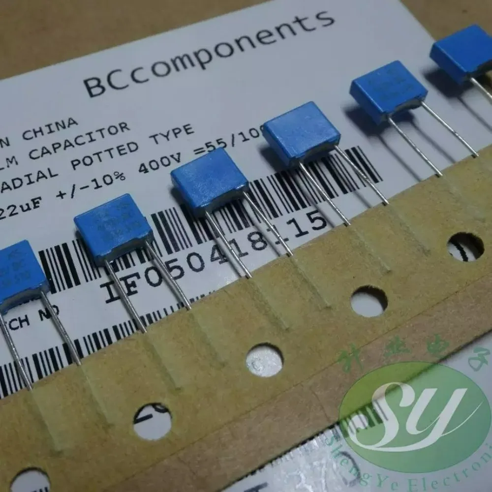 

20pcs/lot MKT370 0.0022uf 400v 2n2 2.2nf 2200pf 222 K Brand new 5mm Film capacitor