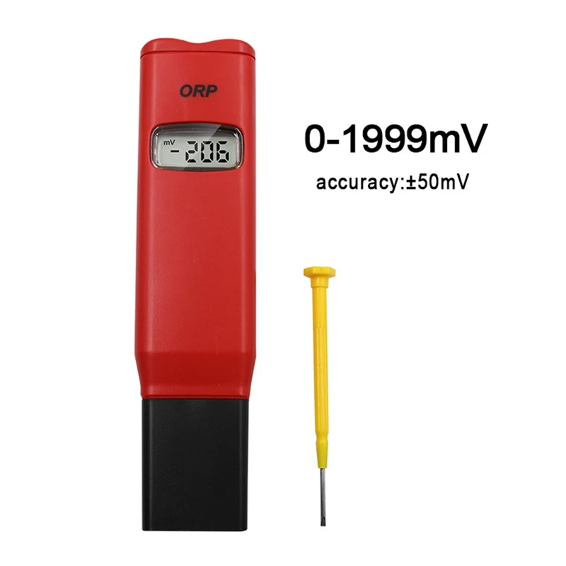 

Water Quality ORP Tester Pen with 0~±1999mV Measurement Range 0℃~60℃ Temperature ORP Test Meters for Brewing Industry