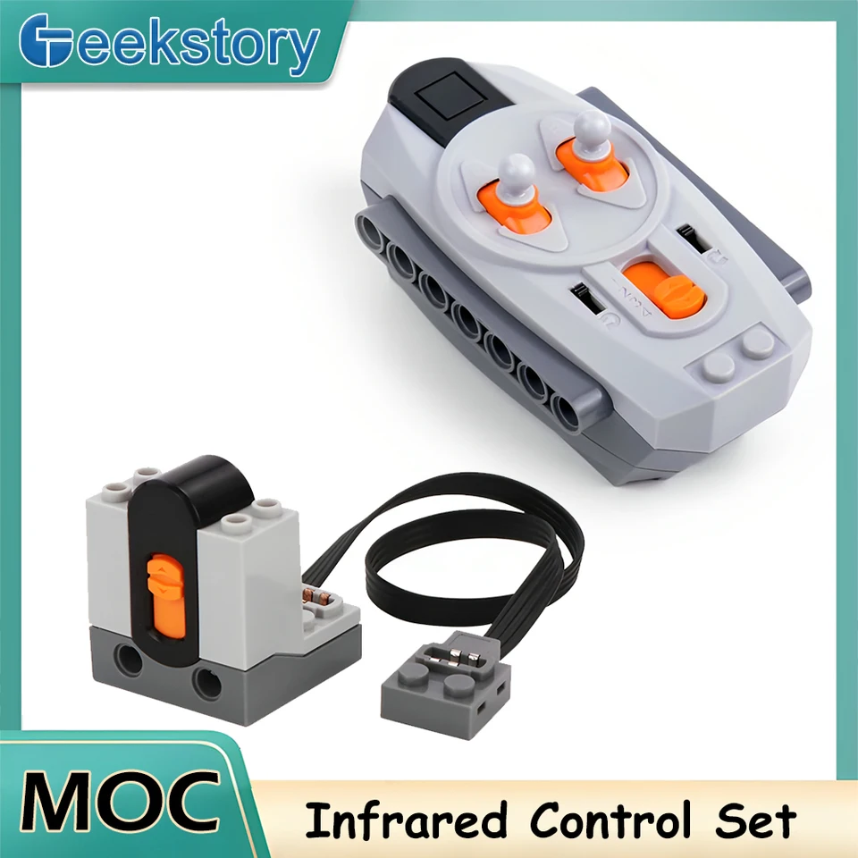 기술 MOC 전원 기능 부품 적외선 원격 제어 수신기 세트 8879 8884 레고 빌딩 블록 장난감 썸네일 7