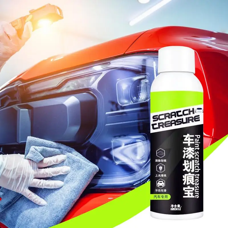 

Scratch Remover For Cars 120ml Auto Paint Coating Agent Safe And Gentle Vehicle Fix Tool For Sedan RV SUV Van Truck