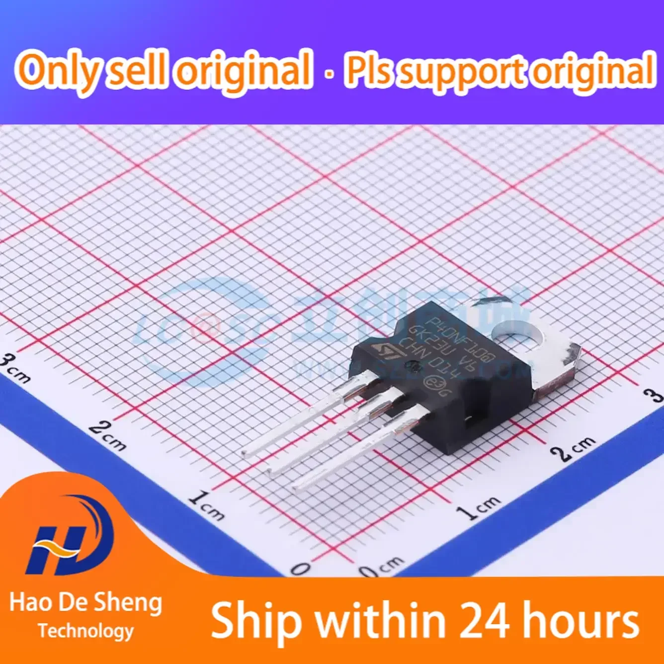 

10PCS/LOT STP40NF10 TO-220AB-3 New Original In Stock