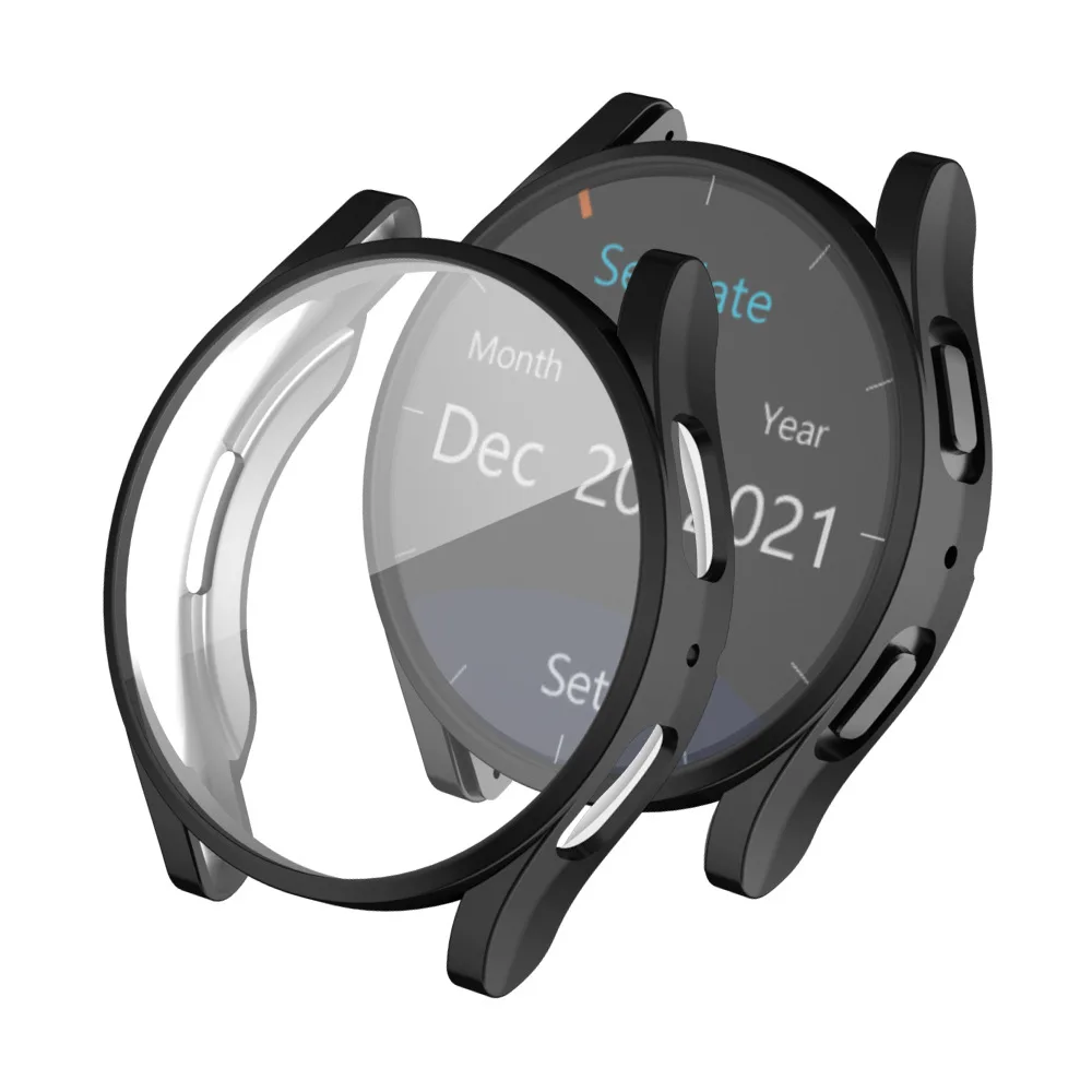 Tempered Glass+ PC Cover for Samsung Galaxy Watch 7 4 5 6 44mm 40mm All Coverage Protective Bumper Case Galaxy Watch Accessories image 6