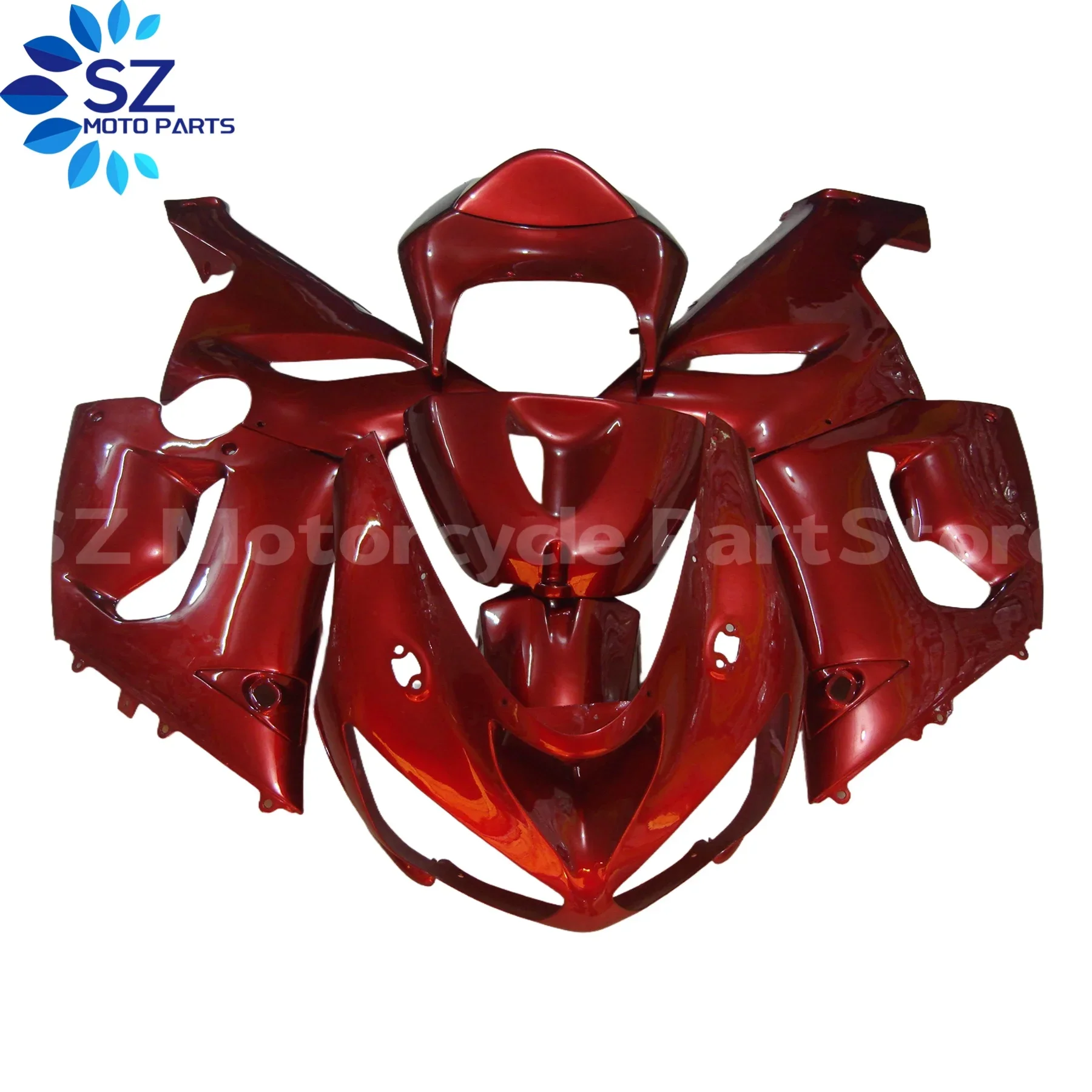 

Motorcycle Fairing Kits Fit for Kawasaki Ninja ZX-6R 05 06 ZX 6R ZX6R 636 2005 2006 ABS Plastic Bodywork Set