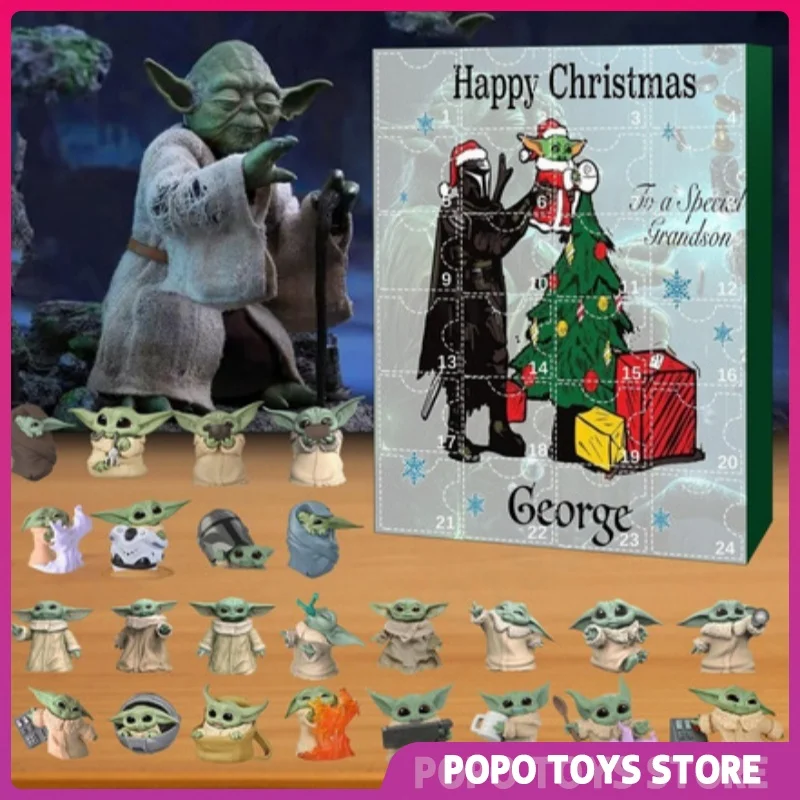 

New Wars 24 Days Advent Calendar Yoda Robot Doll Countdown Calendar For Kids Home Festival Decoration Christmas Festival Gifts