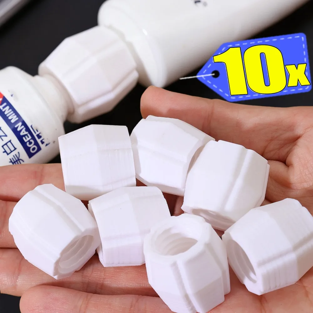 Convertidor de tubo de pasta de dientes reutilizable, adaptador de recarga de pasta de dientes de fácil dispensación, exprimidor portátil, herramientas prácticas de viaje para baño