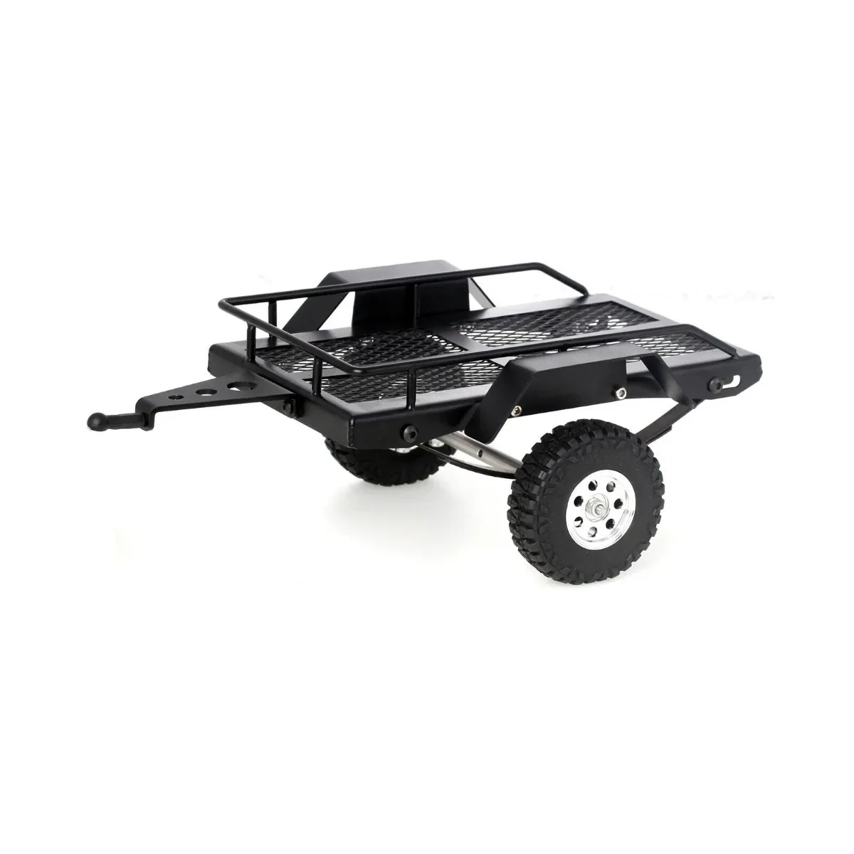 LCX Racing RC Crawler 1/18 1/24 Heavy Duty Metal Trailer for Axial SCX24 Traxxas TRX4M Upgrades Parts Accessories