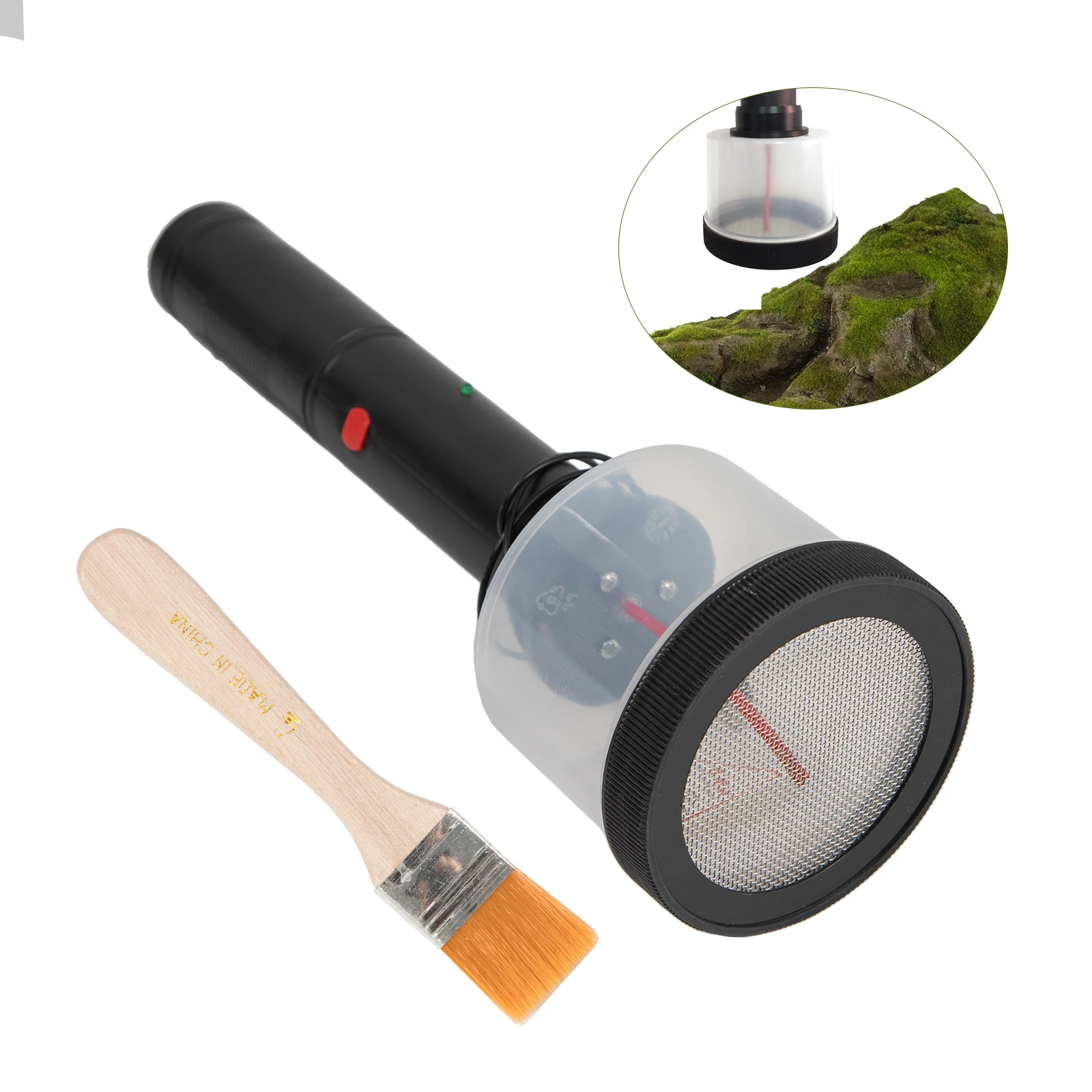 Portable Flocking Machine Static Grass Applicator Scenic Modelling Grass Master W/ 2x Cover 5000V