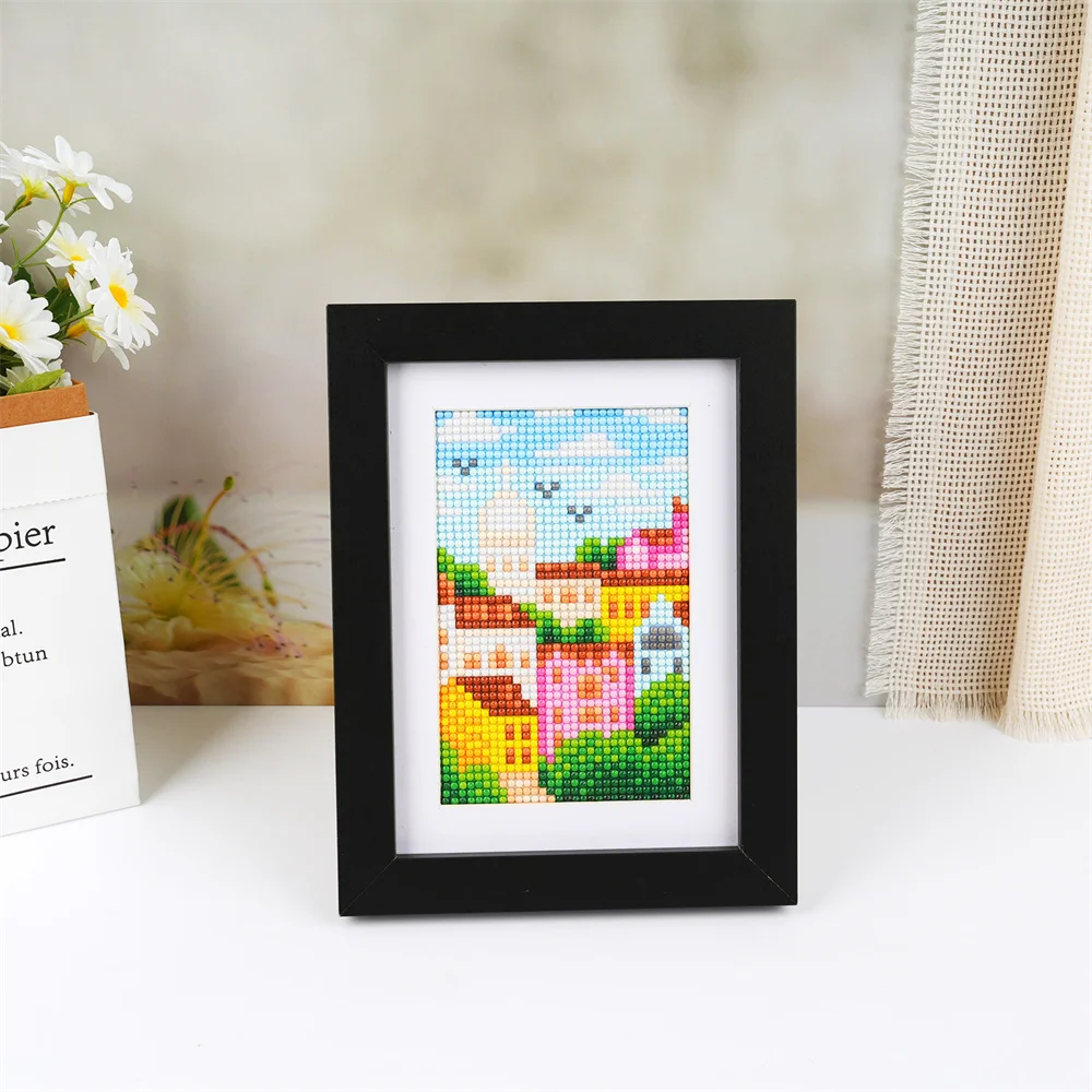 Momoart 5D DIY Diamond Mosaic Landscape Rhinestones Handmade Hobby Full Round Drill Painting Scenery Home Decor