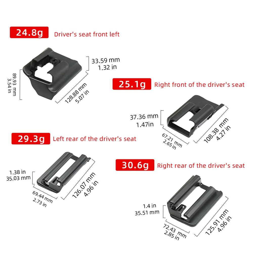 2239194500 Car Seat Sliding Track Rail Cover Trim Left Right 22391946009051 For Mercedes Benz S Class W223 2021-2025