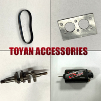 TOYAN FS-L200AC Twin Cylinder Engine Belt  Heat Shield Crank Rod Motor Carburetor Toy Parts
