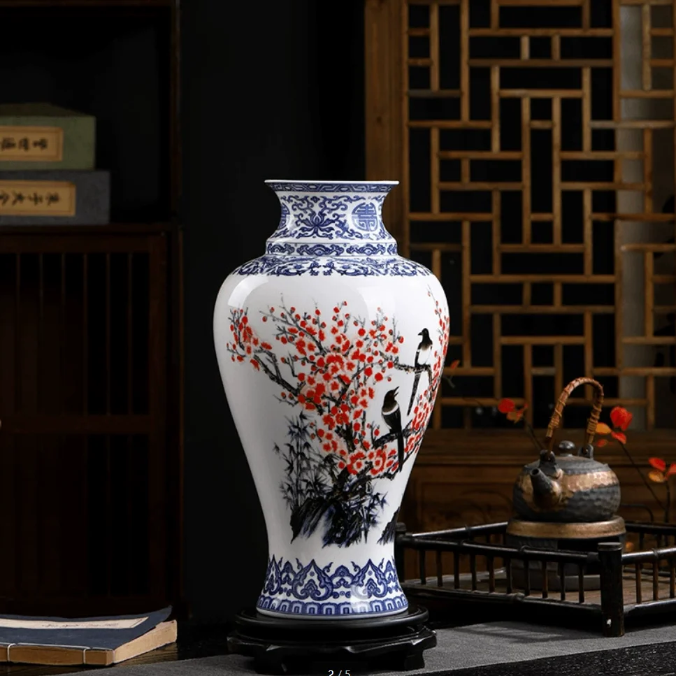 Ceramiczny wazon z Jingdezhen, – Centerpiece Vase Tall recenzja i cena