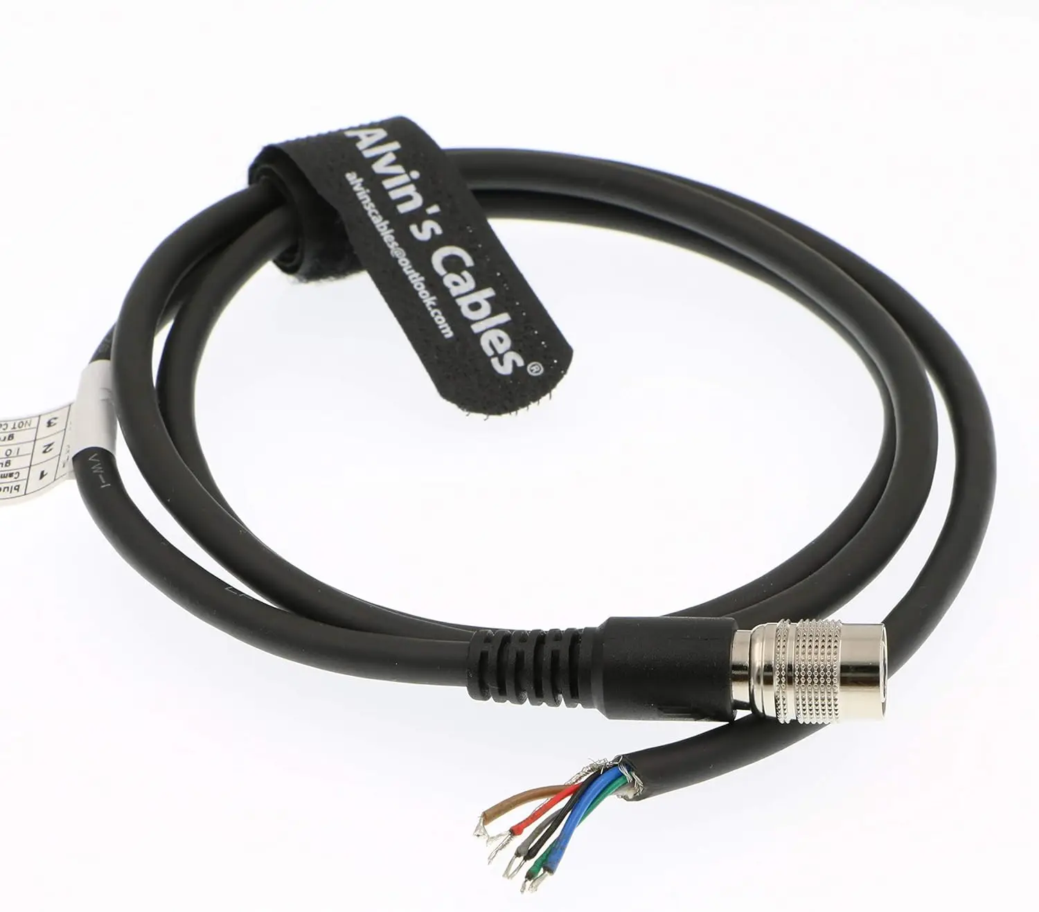 Alvin's Cables Hirose 6 Pin Twisted Power IO Trigger Cable for Basler GIGE AVT CCD Camera