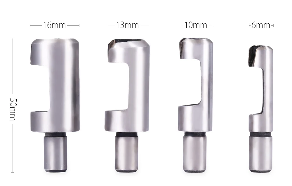4 Stks/set Houtbewerking Gereedschap Carbon Staal Plug Cutter Snijden Power Tool Boren Set Voor Hout Snijden Ferramentas 6/10/13/16Mm