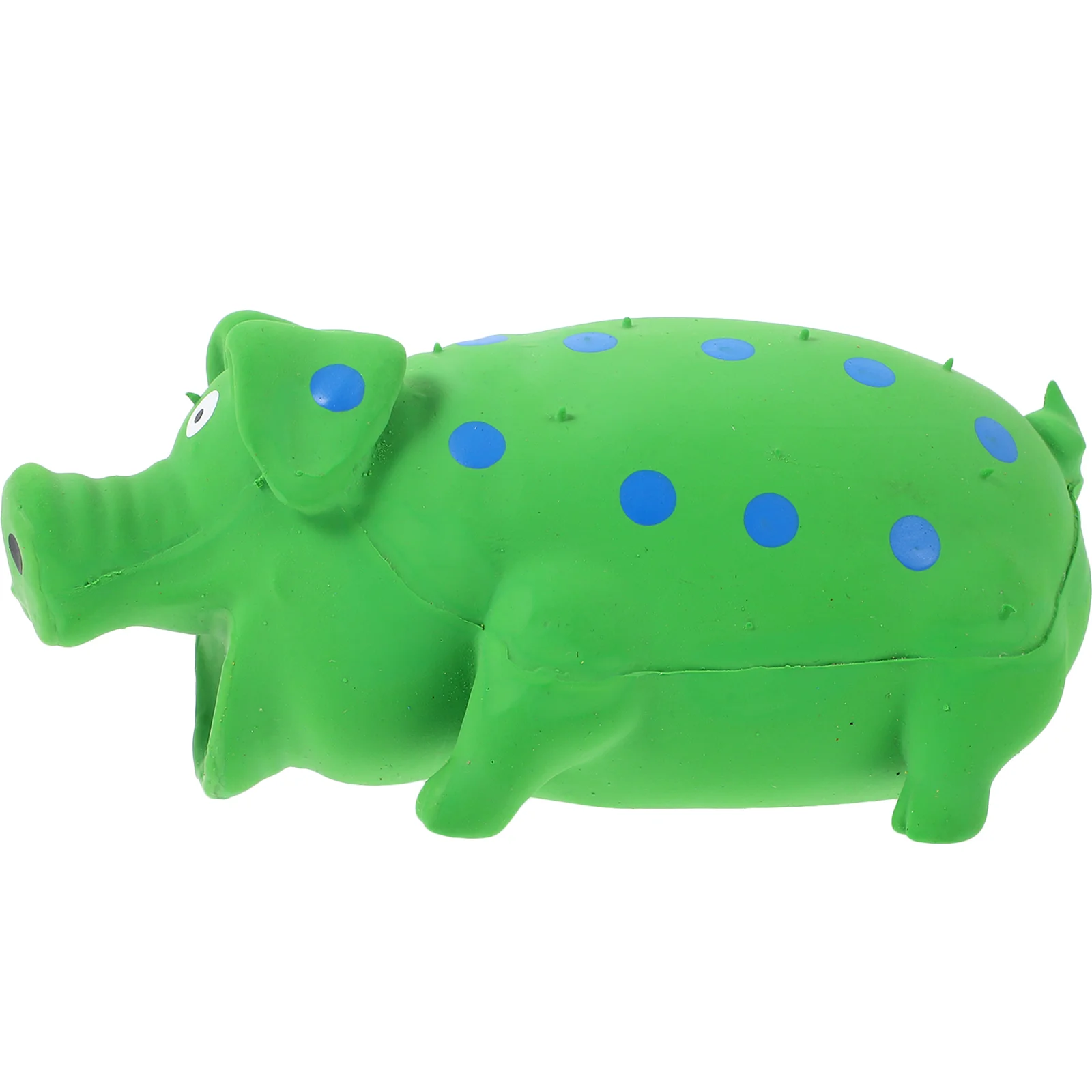 Adorable Bite Toy Creative Chew Supply Funny Sound Toy Educational Pig Toy Teeth Grinding Toy for Pet Dog (Green Pig)