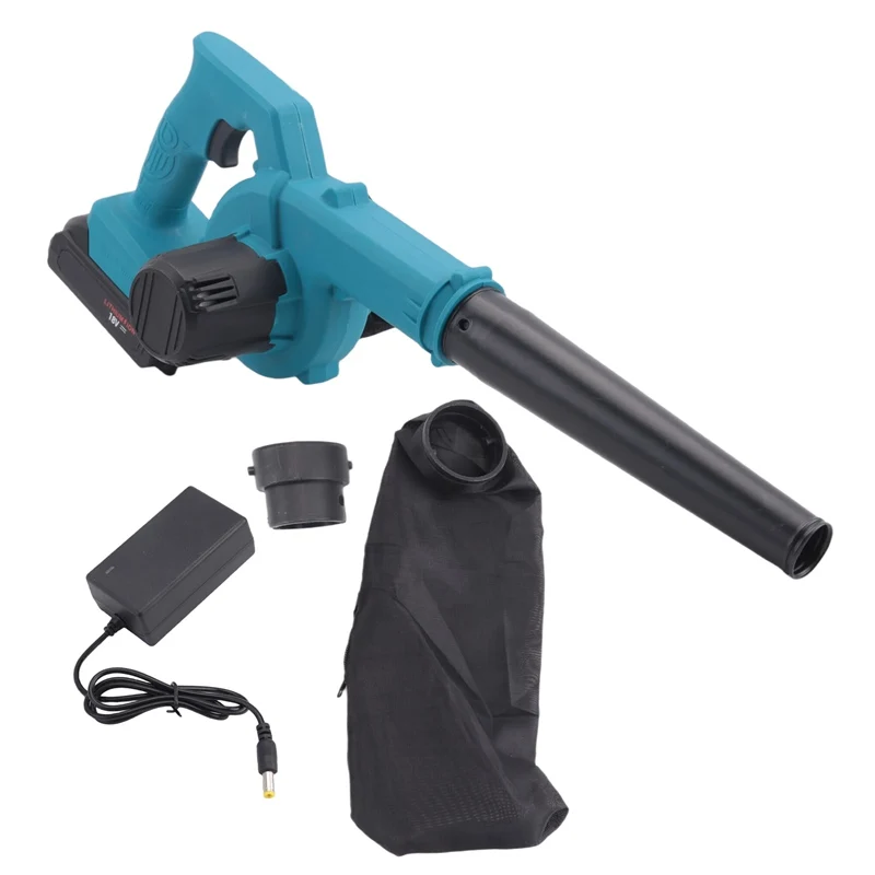 Cordless Portable Electric Air Blower Rechargeable Lithium Battery for Dust Removal Snow Blower Leaf Blower US Plug-AT35