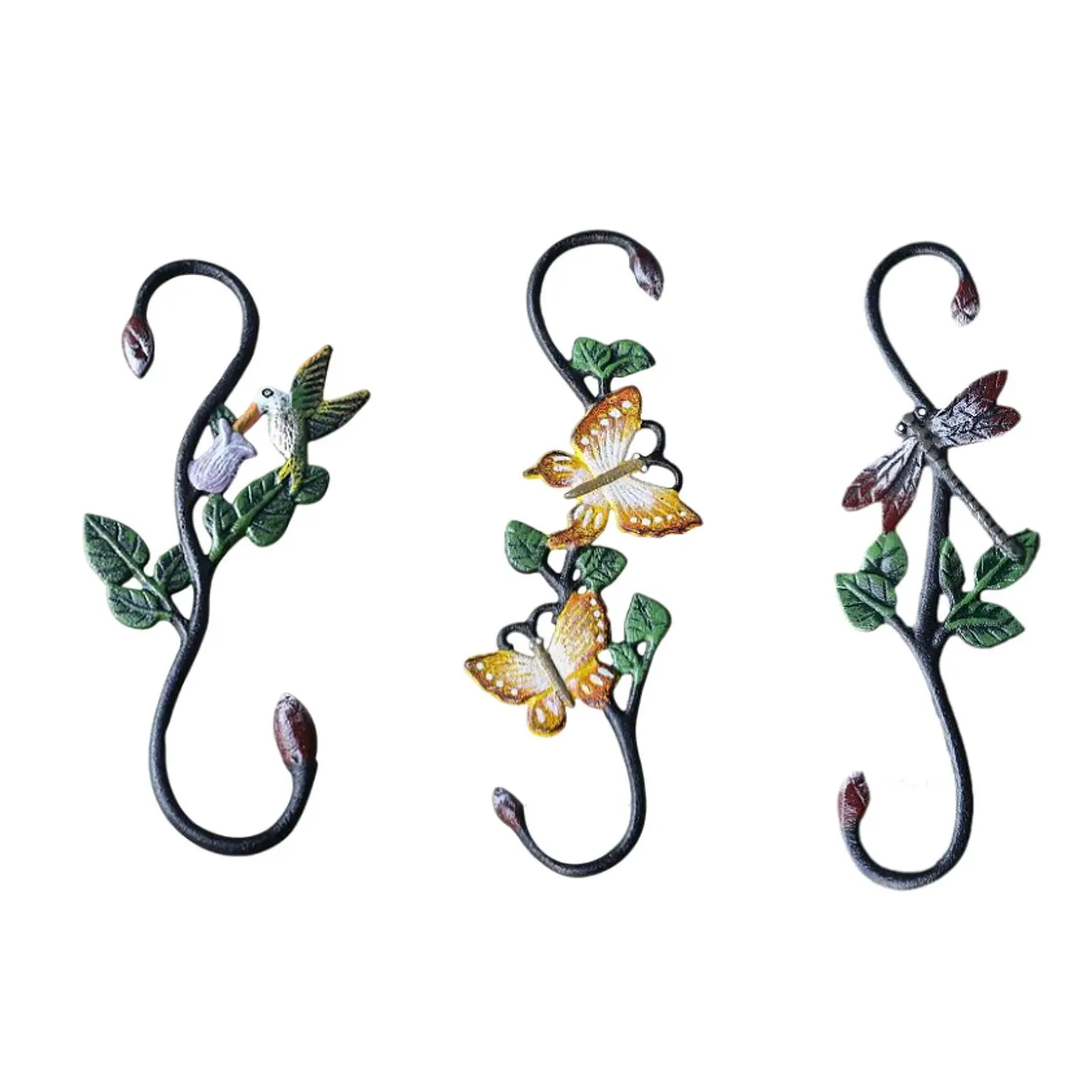Heavy Duty S Hook S Shaped Bracket Home Decor Rustic Hanging Basket Hook Plant Hook for Balcony Window Yard Garden Ceiling