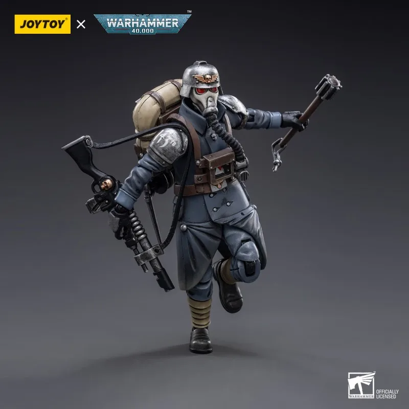 [In Stock] JOYTOY Warhammer 40K Astra Militarum Death Korps of Krieg Veteran Squad Sergeant Guardsman 1/18 Action Figure Dolls