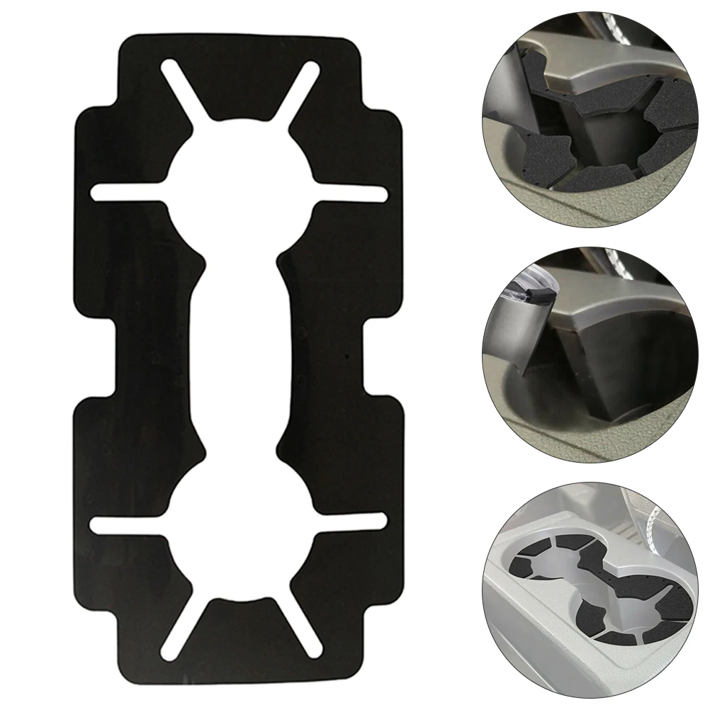 

EVA Car Tea Cup Holder Retainer Durable Inserts Console Cup Holder Sheet Front Console Anti Shake Vehicle Beverage Rack