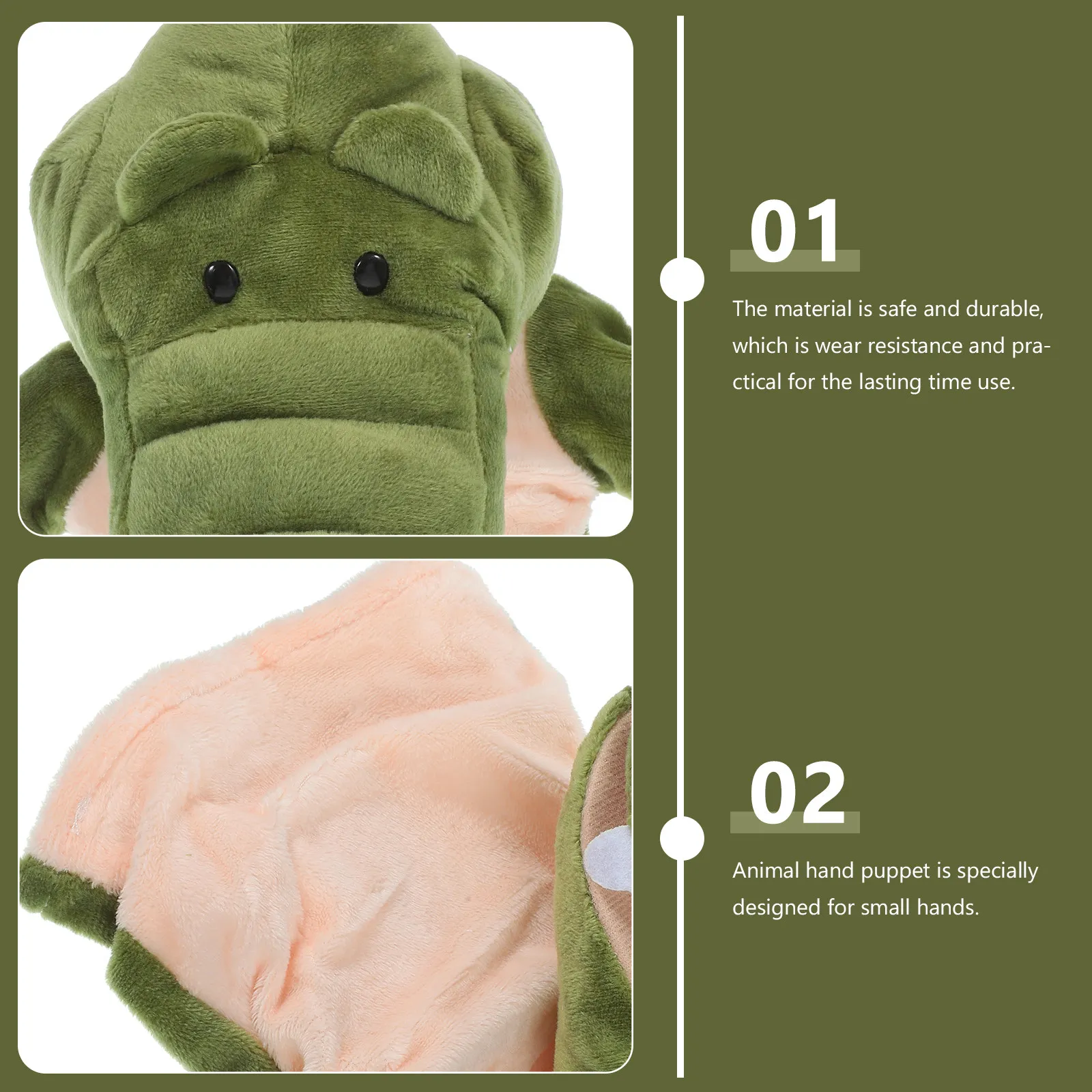 Hand Puppet for Kids – Cartoon Animal Educational Toy for Storytelling, Learning & DIY Creative Play