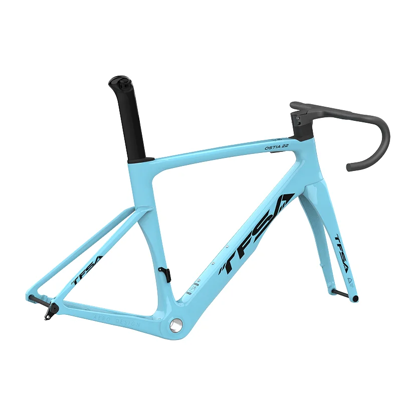 

Настраиваемая синяя рама из углеродного волокна OEM для гоночного Aero шоссейного велосипеда TFSA с использованием MTB